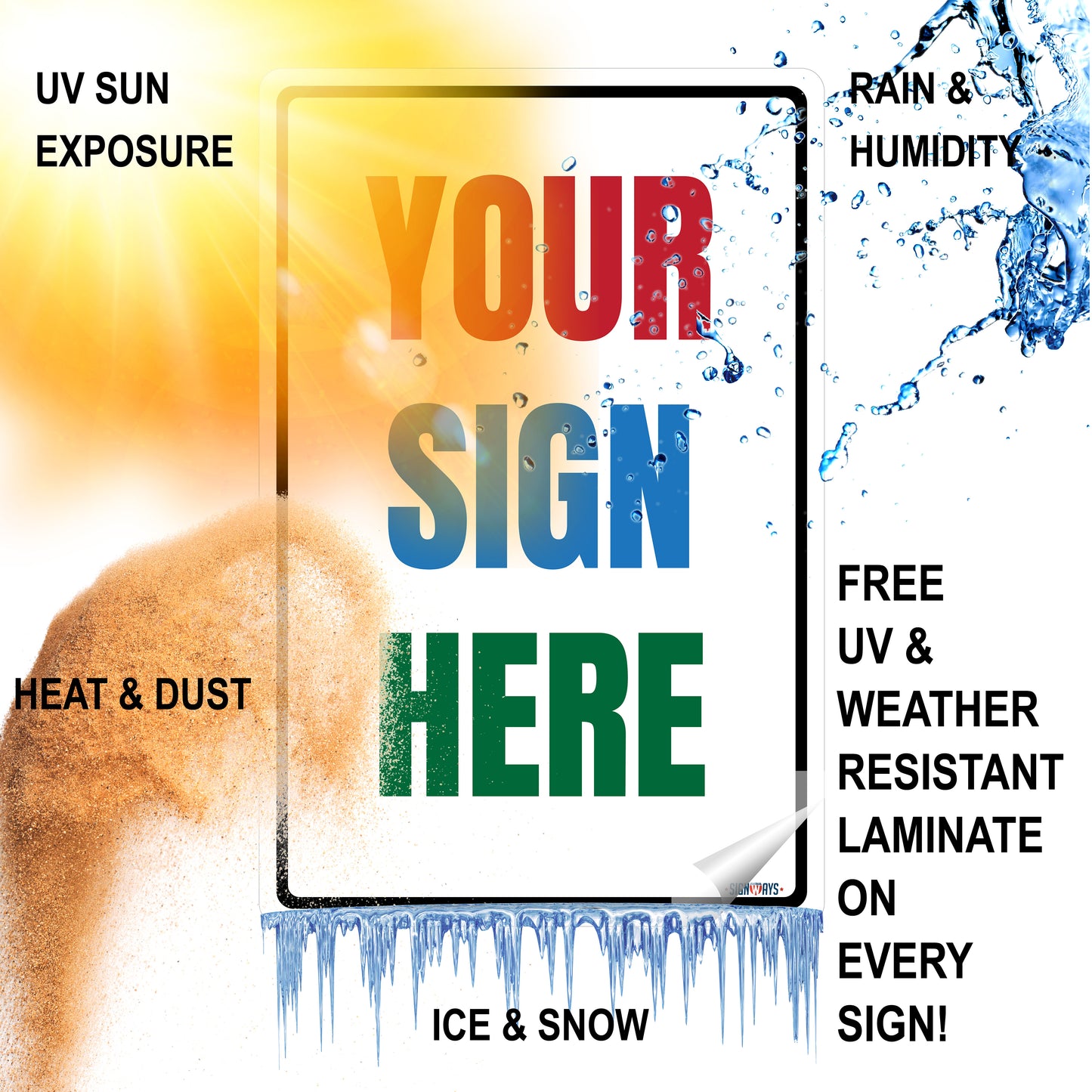 Customizable No Parking, Violators Will Be Towed At Owner's Expense