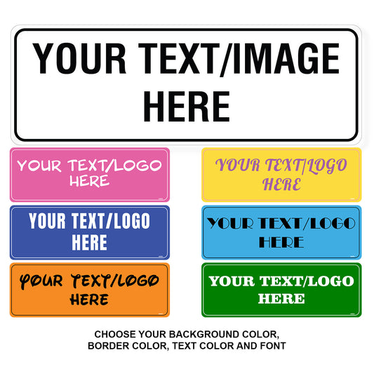 Customizable Street Sign, Various Sizes - Single-Sided