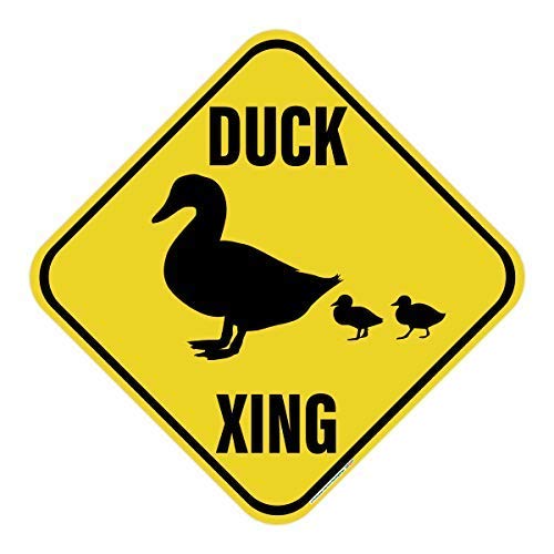 duck crossing sign clip art
