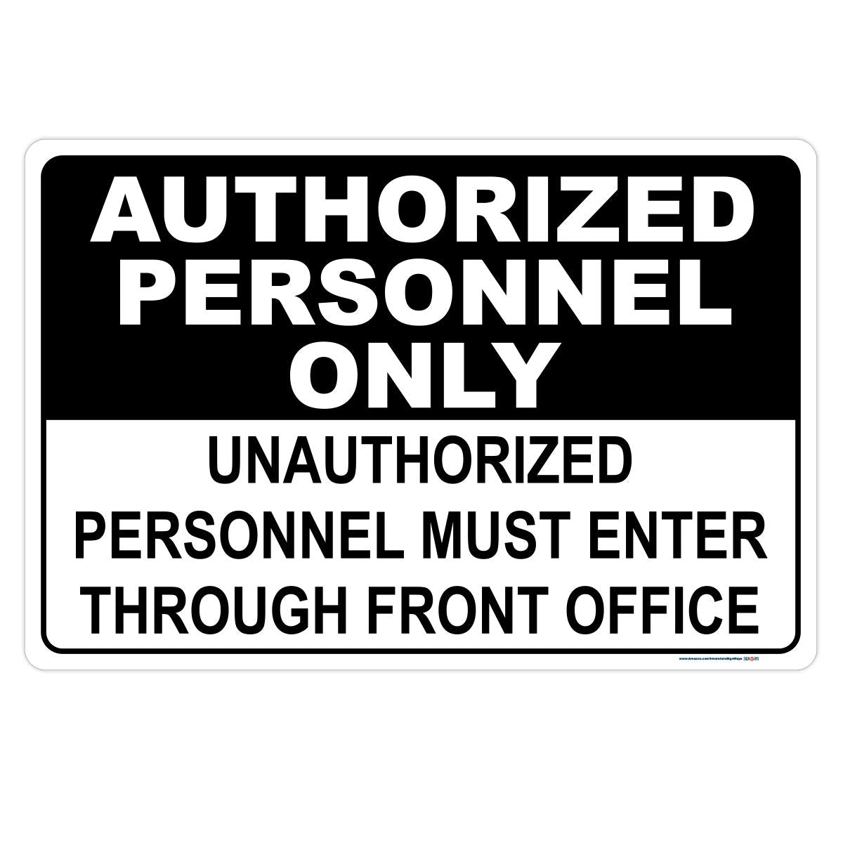 Interstate SignWays Authorized Personnel Only Sign – Signs By SignWays interstate-signways-authorized-personnel-only-sign-signs-by-signways