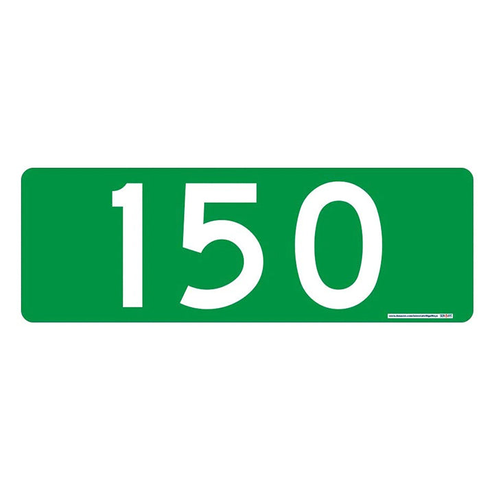 Interstate Signways Horizontal 911 Double Sided Green sign