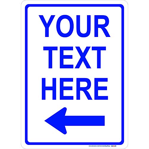 Customizable Left Arrow Sign
