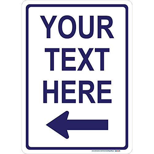 Customizable Left Arrow Sign