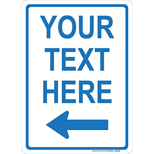 Customizable Left Arrow Sign