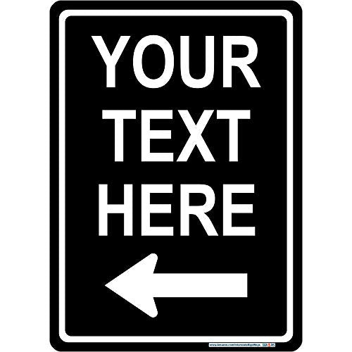 Customizable Left Arrow Sign