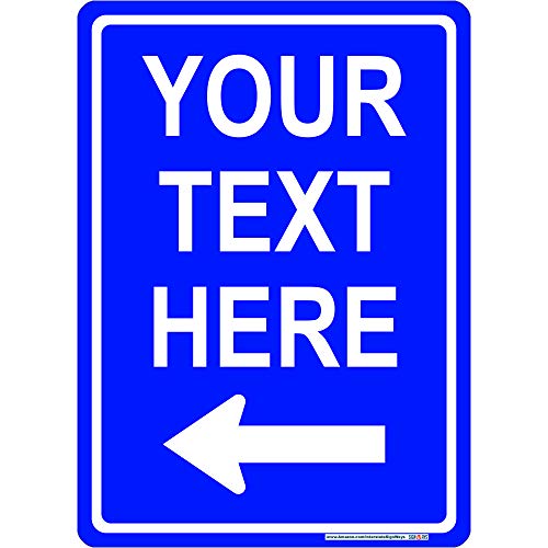 Customizable Left Arrow Sign