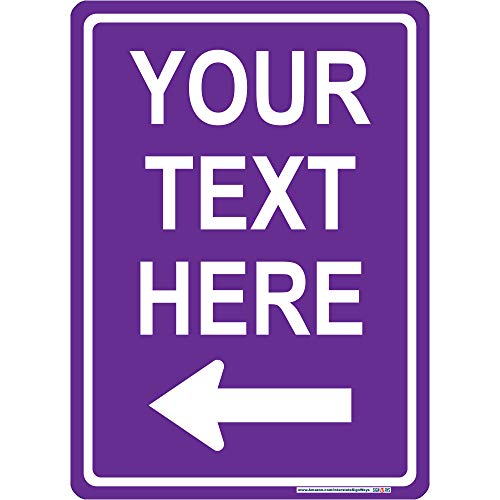 Customizable Left Arrow Sign