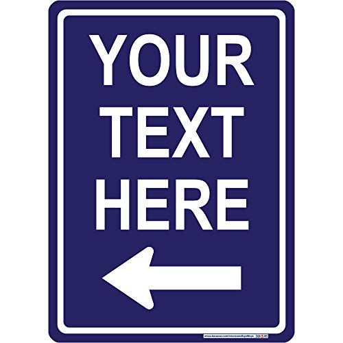 Customizable Left Arrow Sign