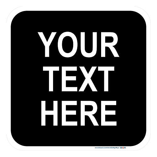 Customizable Blank Aluminum Metal Square Sign