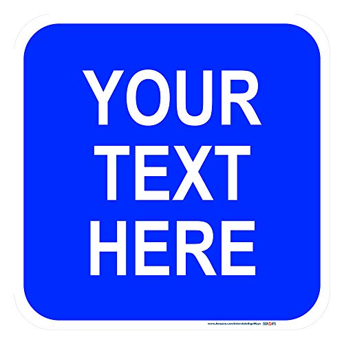 Customizable Blank Aluminum Metal Square Sign