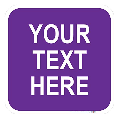 Customizable Blank Aluminum Metal Square Sign