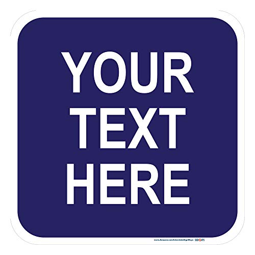 Customizable Blank Aluminum Metal Square Sign
