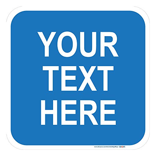 Customizable Blank Aluminum Metal Square Sign