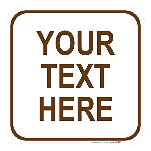 Customizable Blank Aluminum Metal Square Sign
