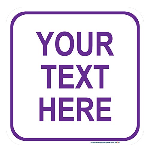 Customizable Blank Aluminum Metal Square Sign
