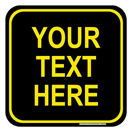 Customizable Blank Aluminum Metal Square Sign