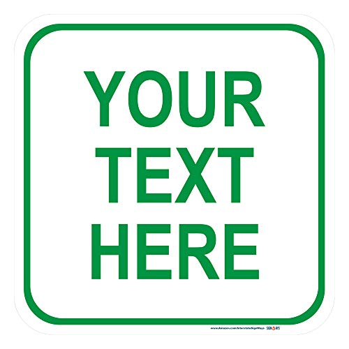 Customizable Blank Aluminum Metal Square Sign