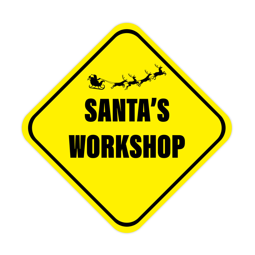 Santas Workshop Sign