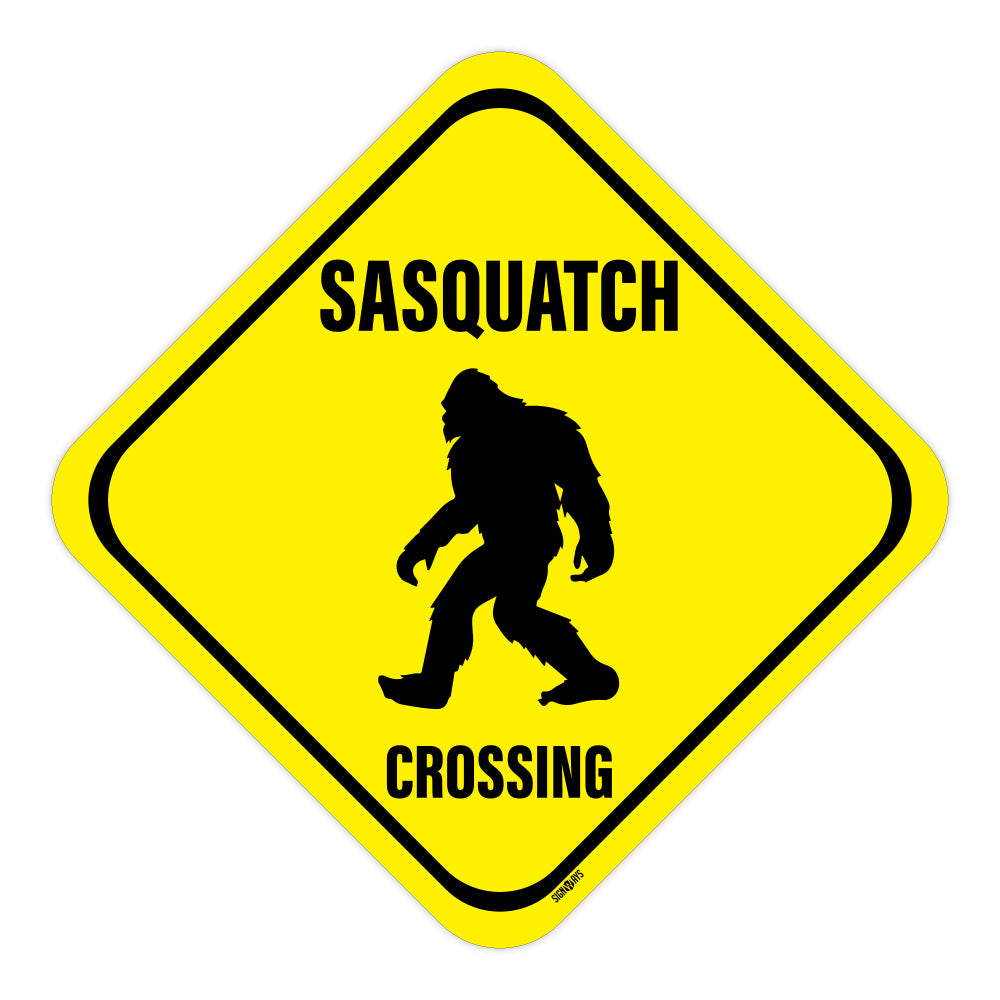 Sasquatch Crossing Sign