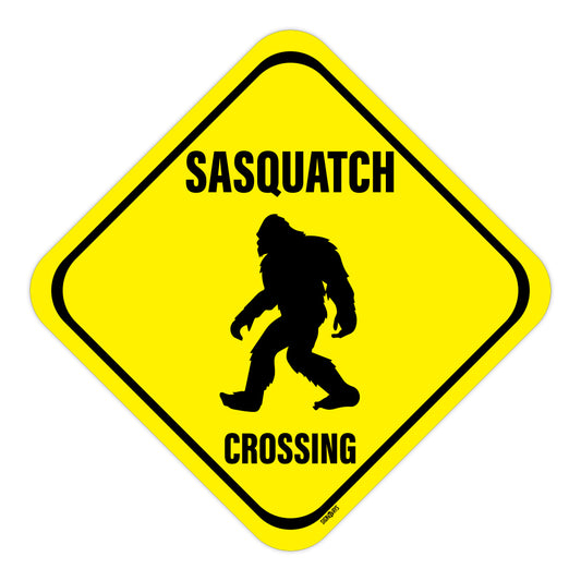 Sasquatch Crossing Sign