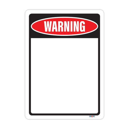 Customizable Danger Sign