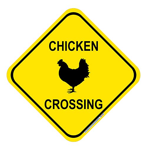 Chicken Crossing Sign