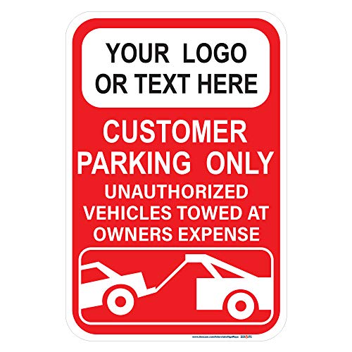 Custom Customer Parking Only Sign