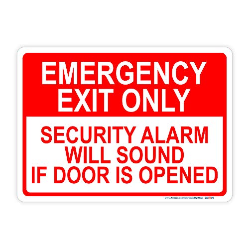 Emergency Exit Only Sign Printable