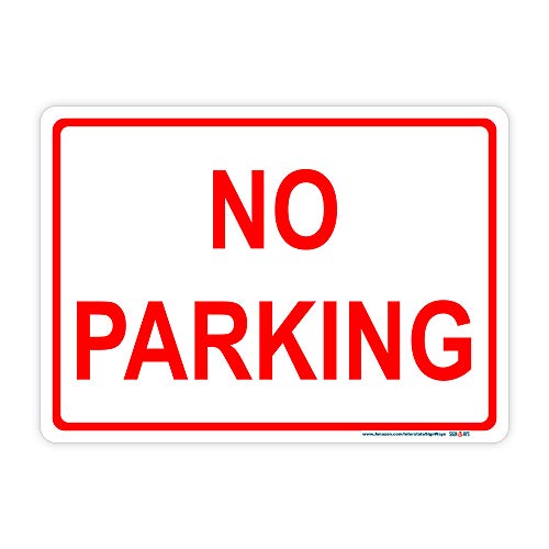 No Parking Horizontal Sign