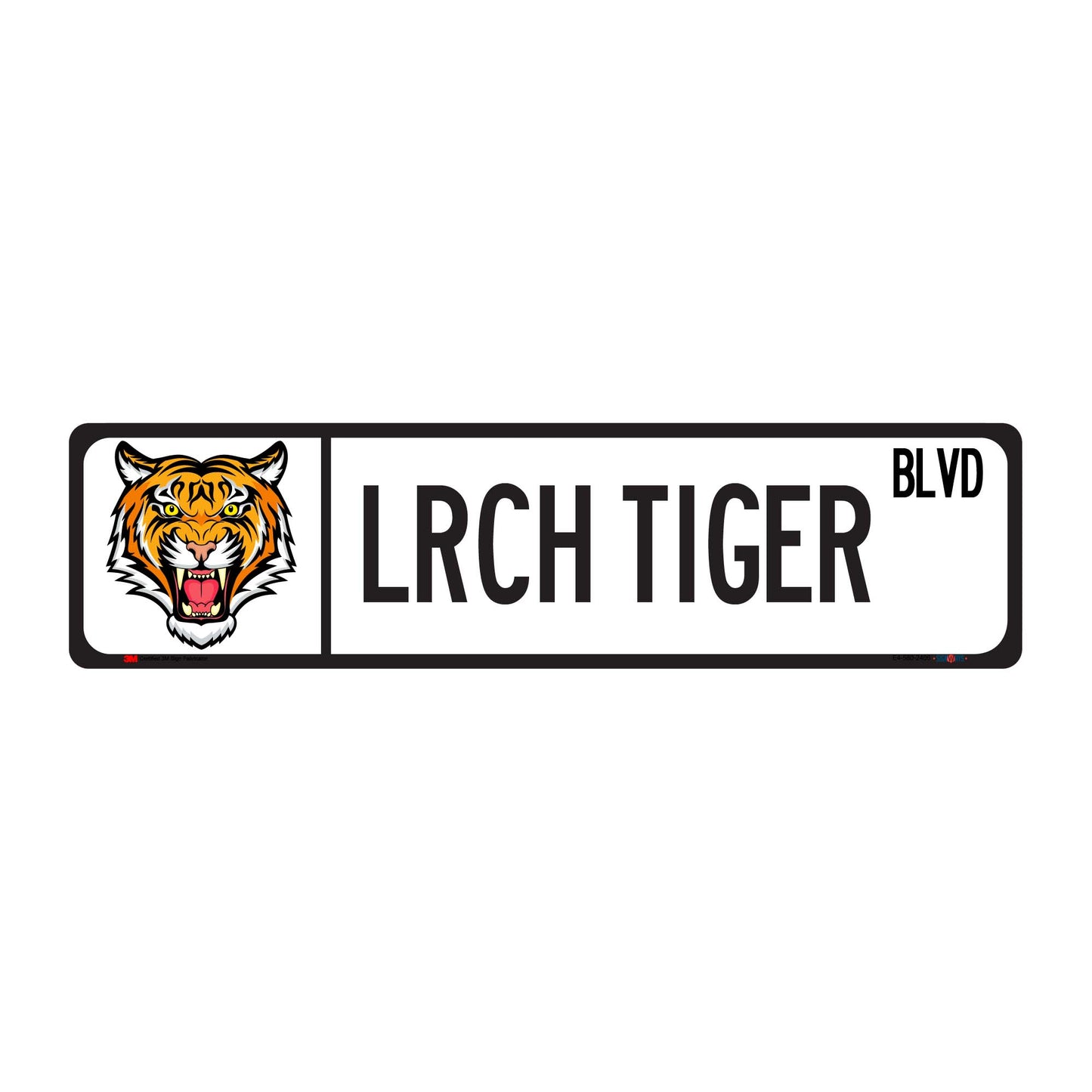Customizable School Spirit Street Sign