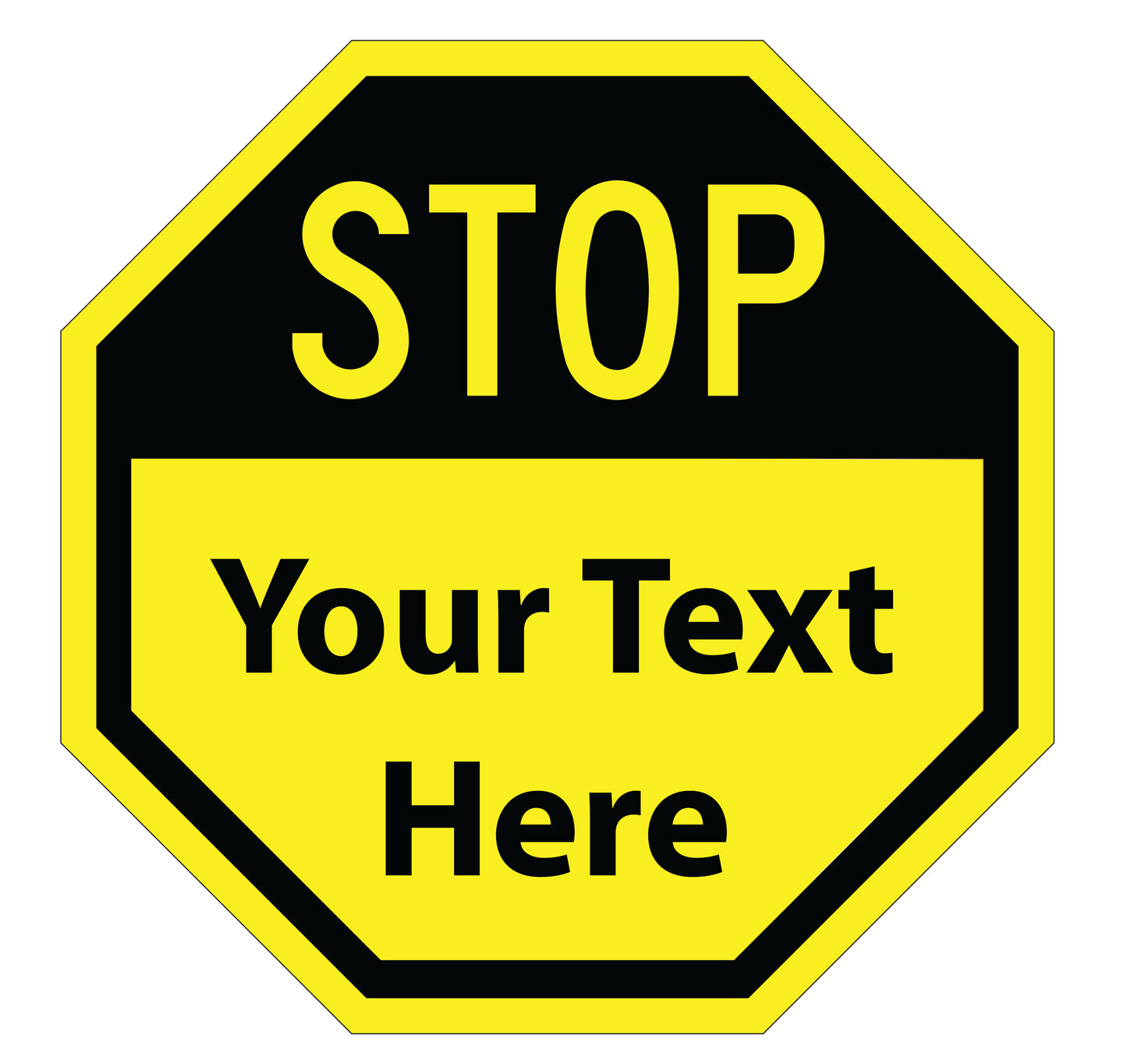 Customizable Stop Sign