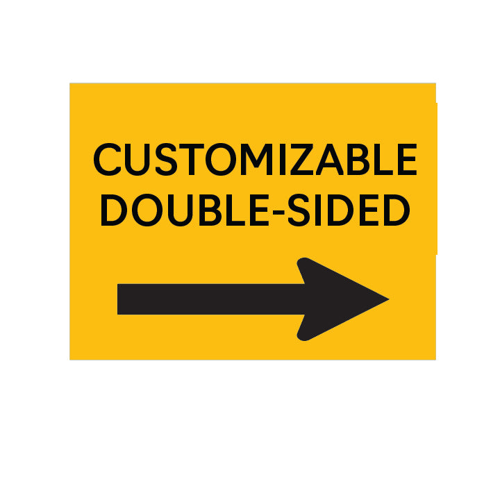 Customizable Double-Sided Sign