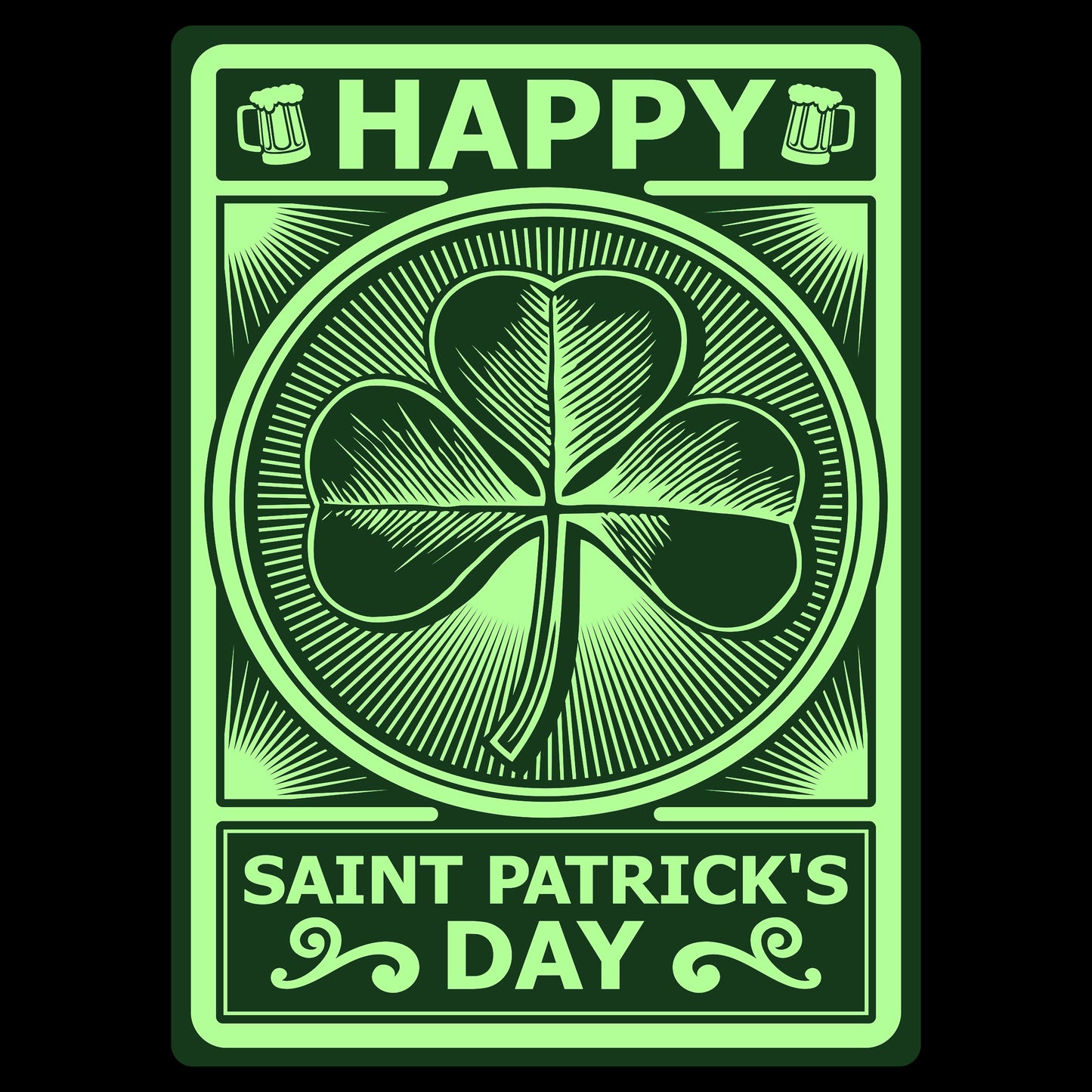Happy St Patricks Day Sign