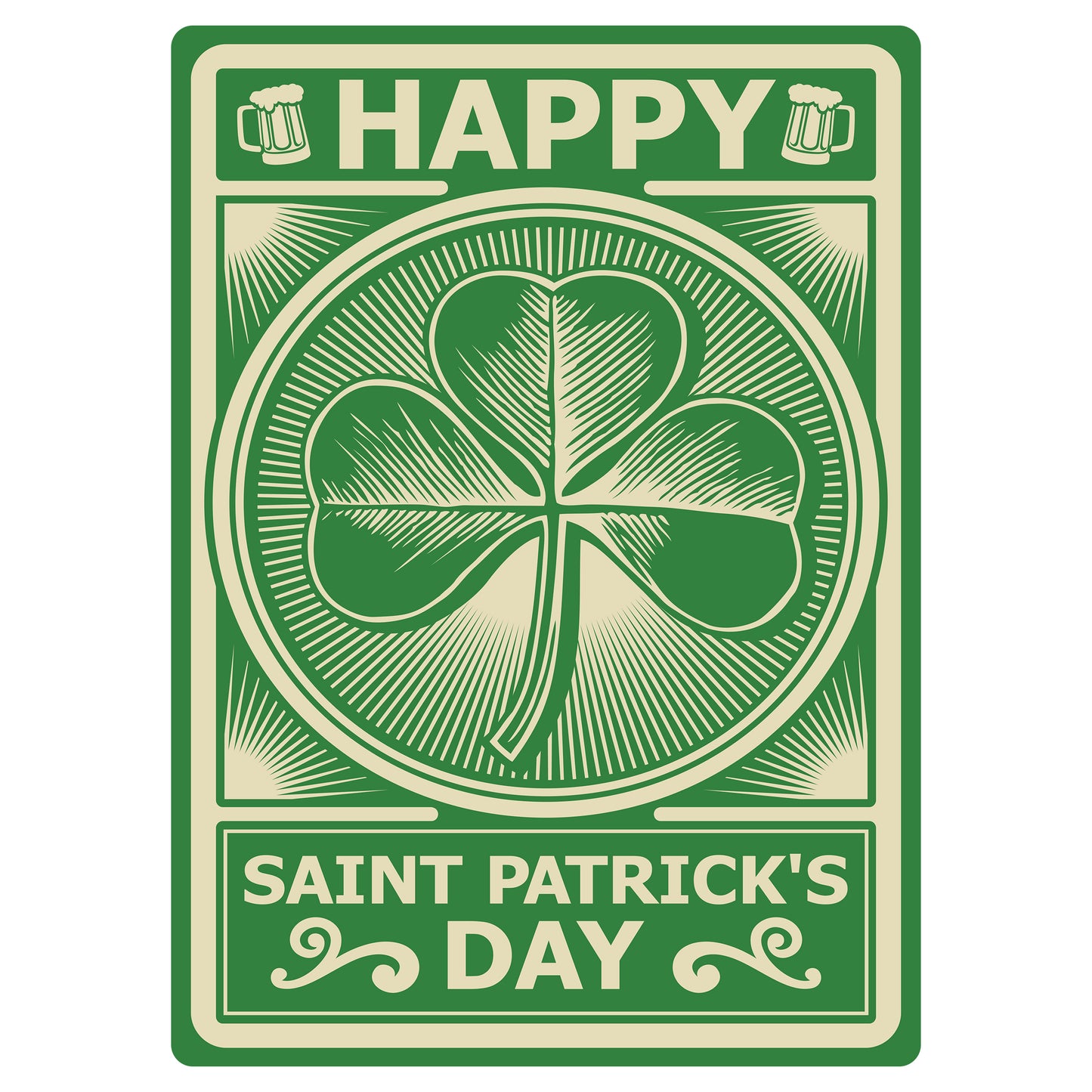 Happy St Patricks Day Sign