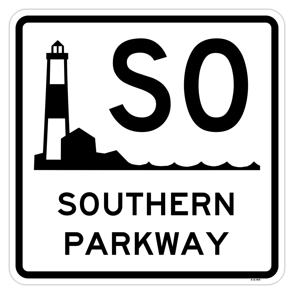 Southern Parkway Novelty Sign, Made in the USA