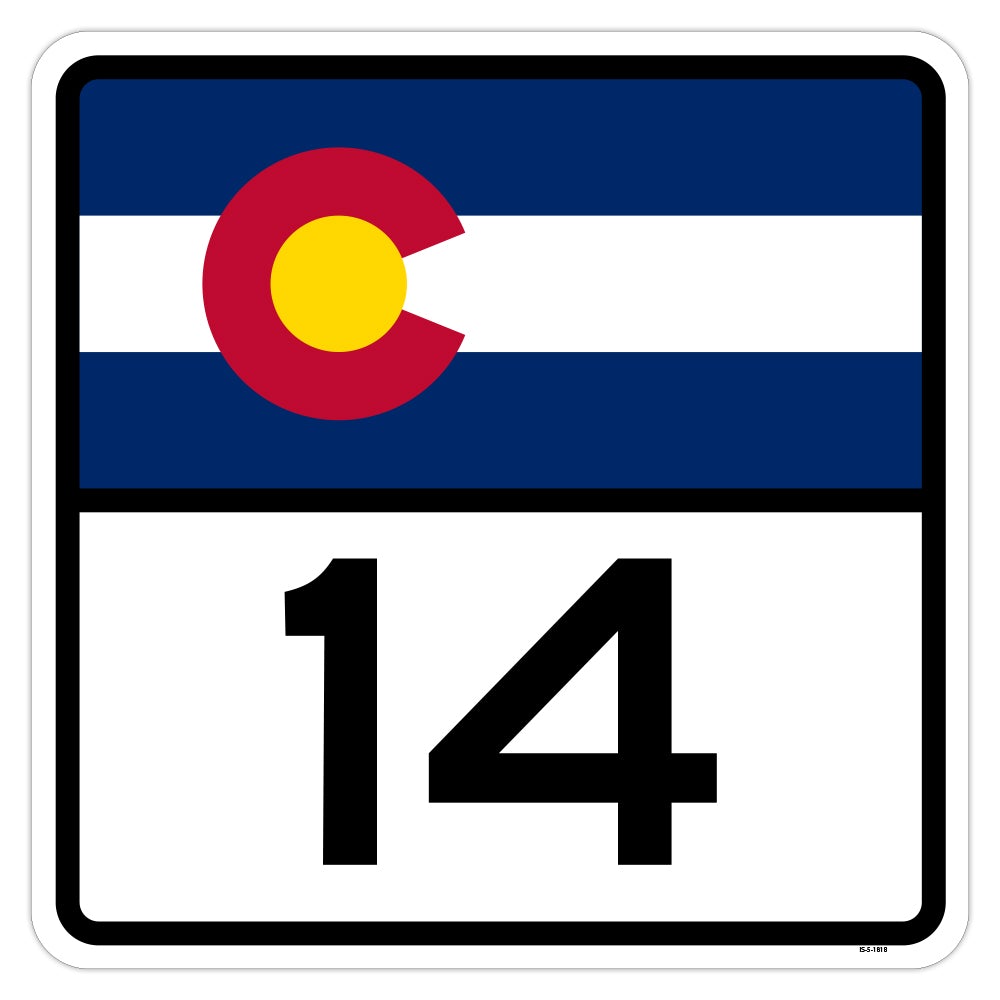 Colorado Novelty Sign, Made in the USA
