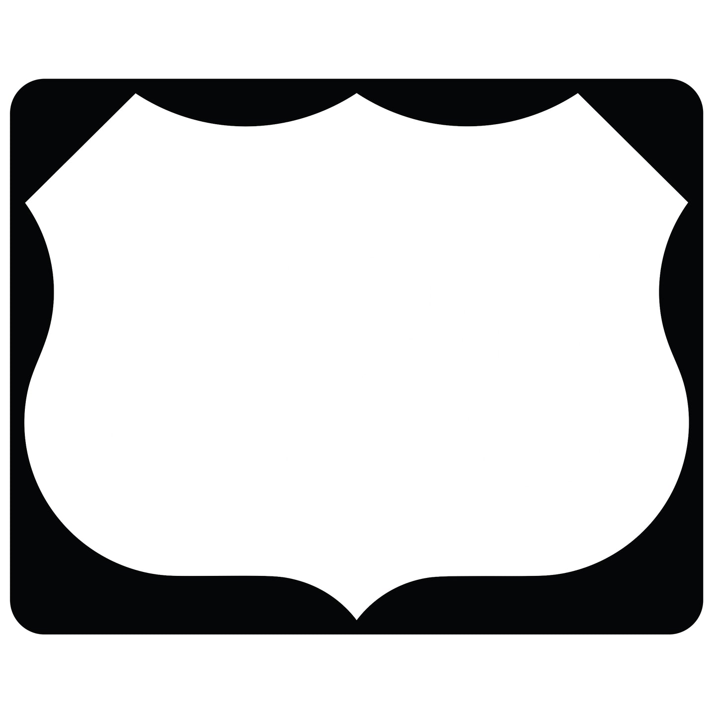 Customizable- 3 Numbers - M1-4 US Route Marker