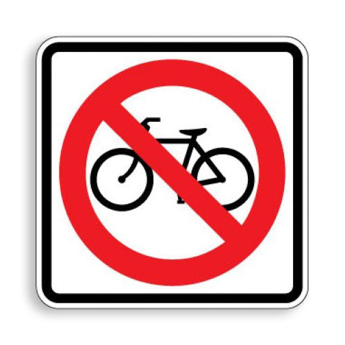 R5-6 No Bicycles Symbol
