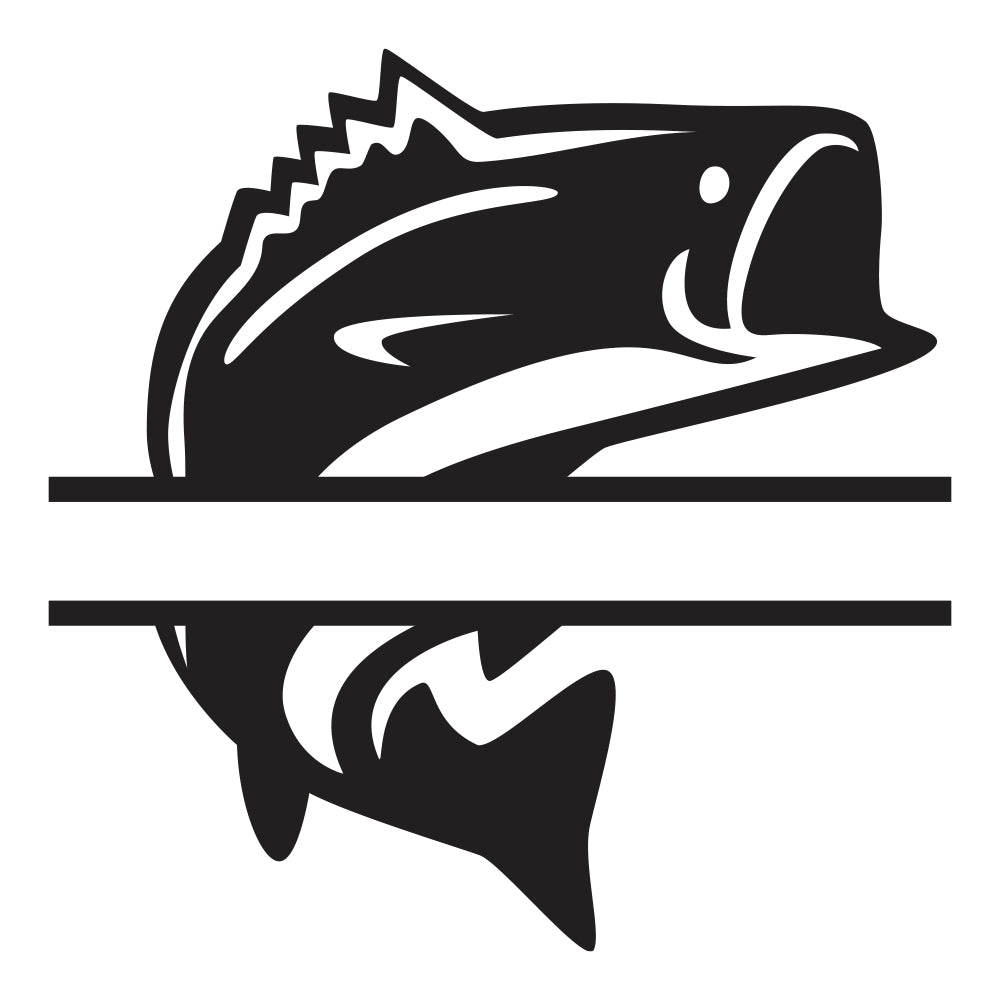 Customizable Bass Powder Coated Aluminum Wall Decor
