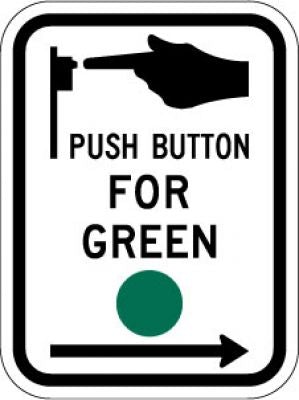 R10-4R Push Button For Green