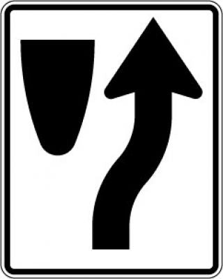 R4-7 Keep Right Symbol