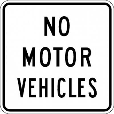 R5-3 No Motor Vehicles