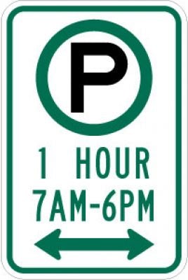 R7-23aD (Symbol) (#) Hour (Time) (Double Arrow)- Customizable