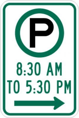 R7-23R (Symbol) (Time) (Right Arrow)- Customizable
