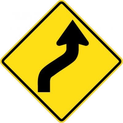 W1-4R Reverse Curve Right