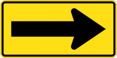 W1-6 Large Arrow