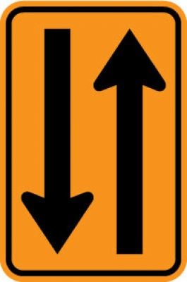 W6-4 Two Way Traffic