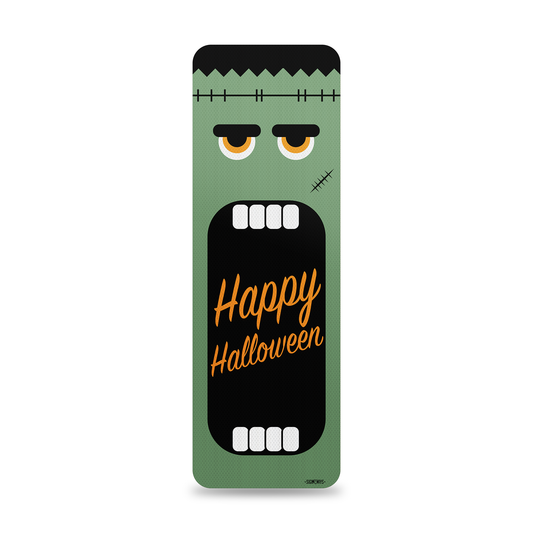 Halloween Welcome Sign: Frankenstein Decor 12x36” | Made in USA SignWays