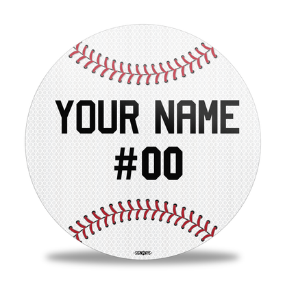 Baseball Wall Decor | Personalized Name Sign, Custom Metal Signs Outdoor