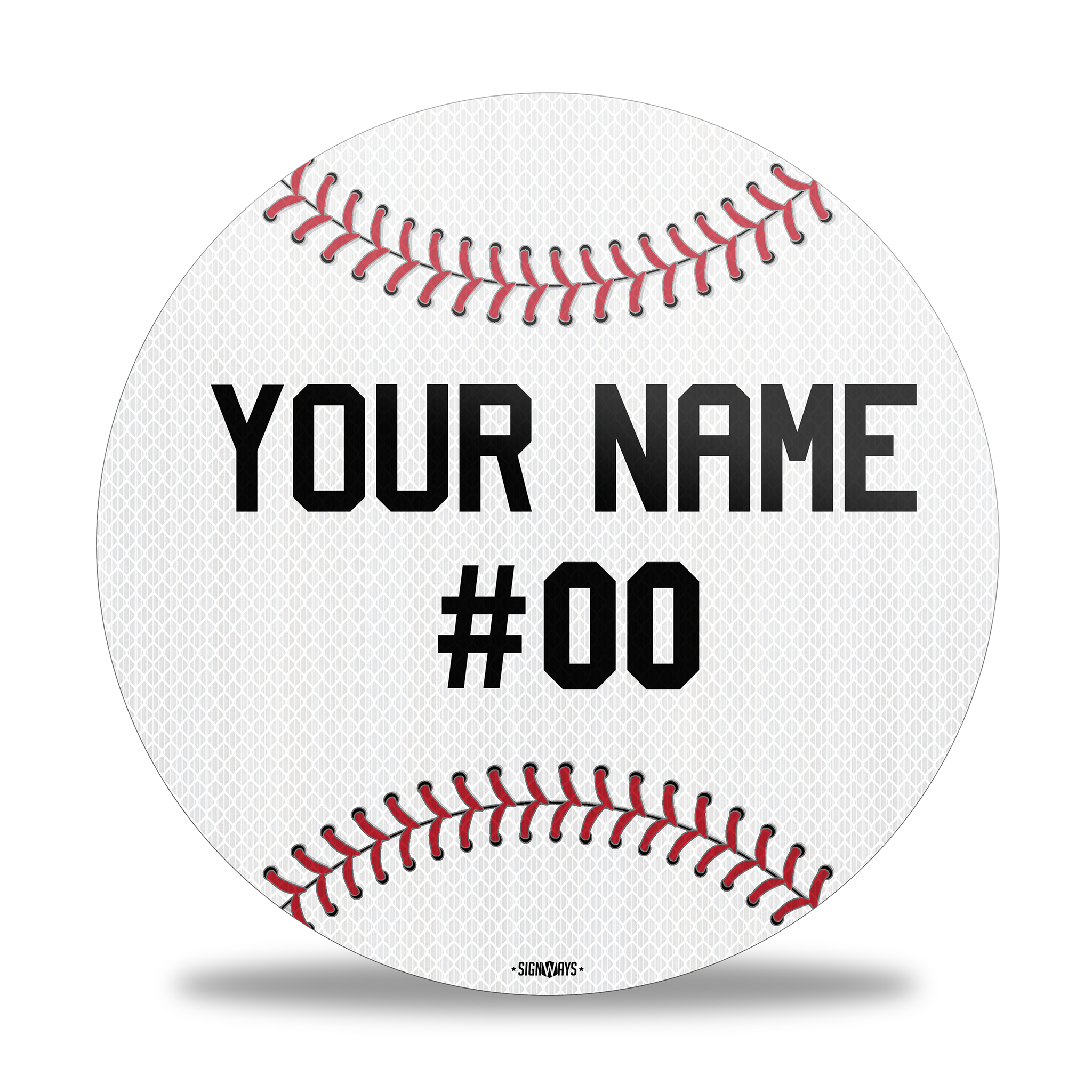 Signways, Customizable Baseball/Softball Powder Coated Metal SignHigh ...